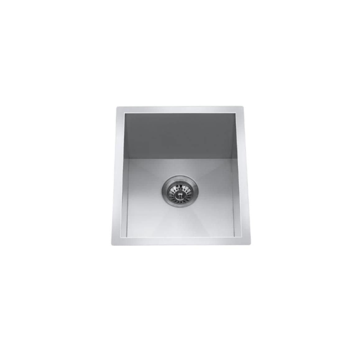 15-in Type 304 Stainless Steel Zero Bar Sink