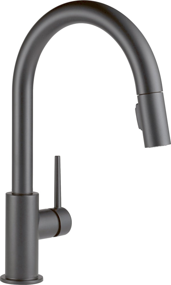 Trinsic Single Handle Pull-Down Kitchen Faucet, Matte Black