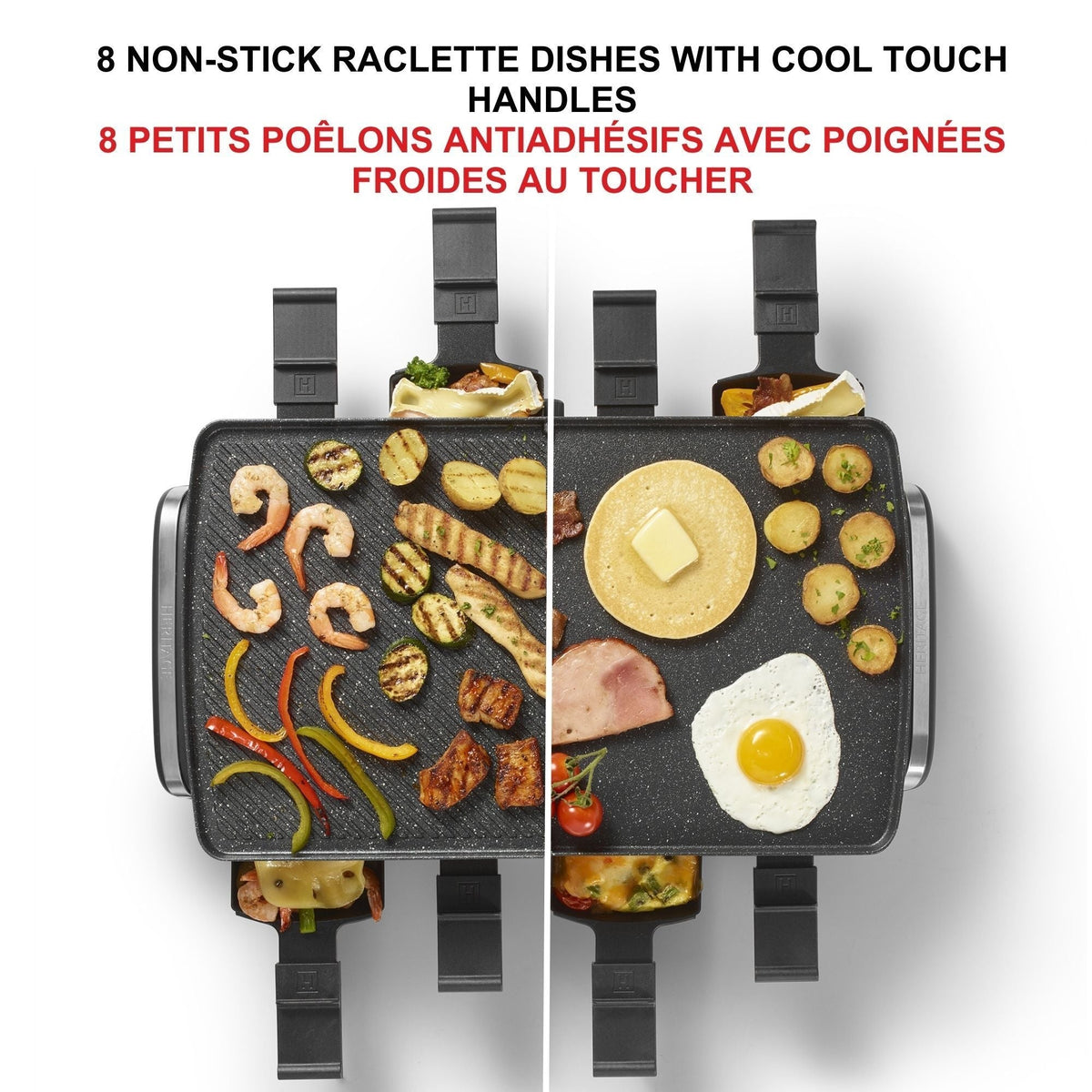 The Rock 1500W Non-Stick Electric Raclette