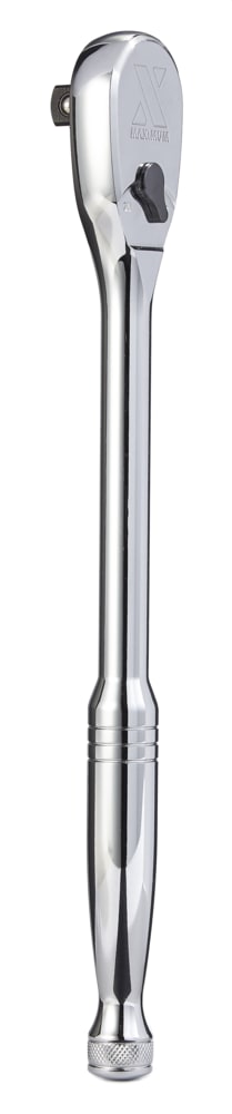 1/2-in Drive 90-Tooth Ratchet, CRV, Nickel-Chrome Plating, 13-in