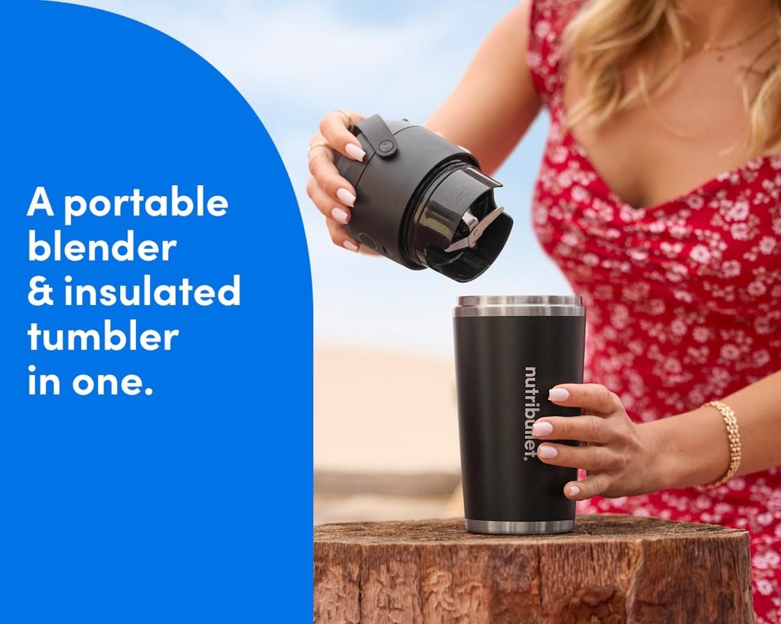 One-Touch High-Torque Portable Flip Blender