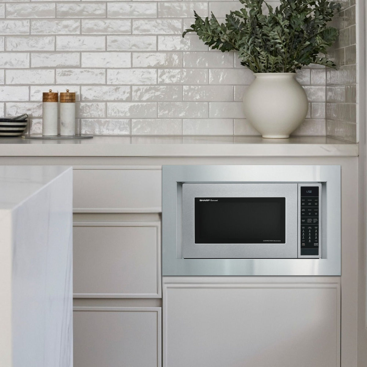 Built-in Microwave Oven Trim Kit, 30-in, for SMC1585KS