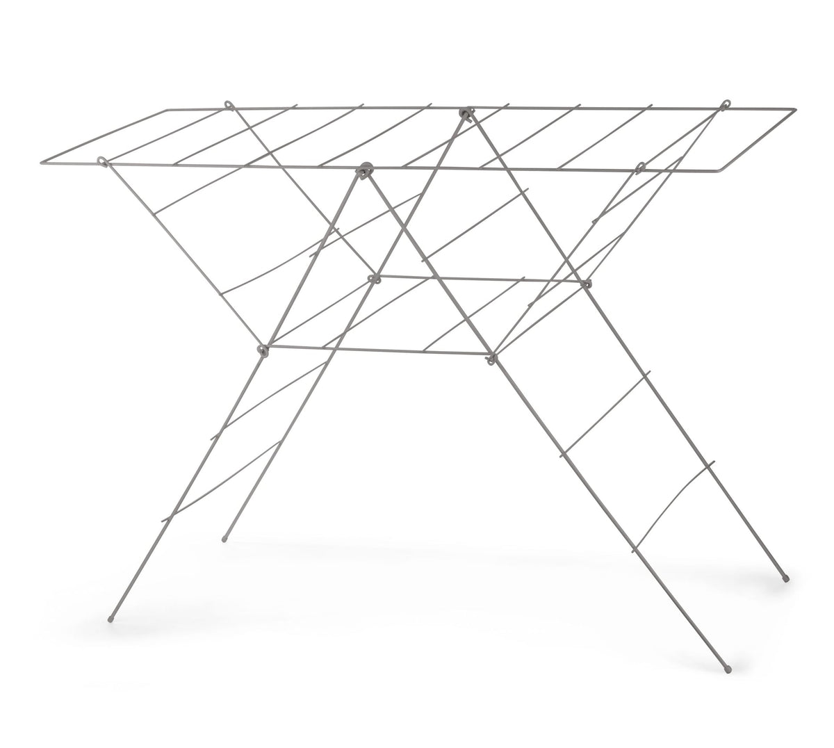 Wire Gullwing Drying Rack, 48.8 x 21.7 x 40.2-in, White