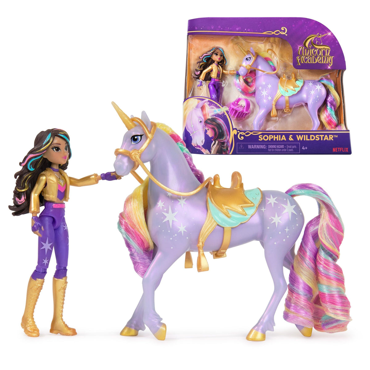 Posable Doll & Unicorn Toy Assortment, Ages 4+