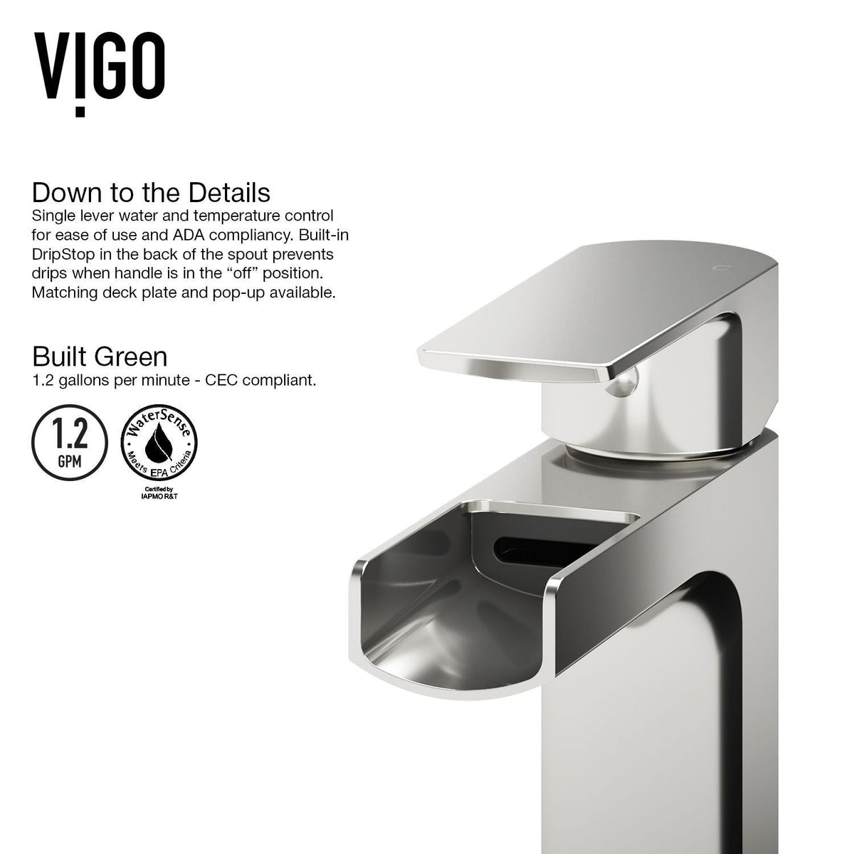 Amada 11-in Brushed Nickel Vessel Bathroom Faucet