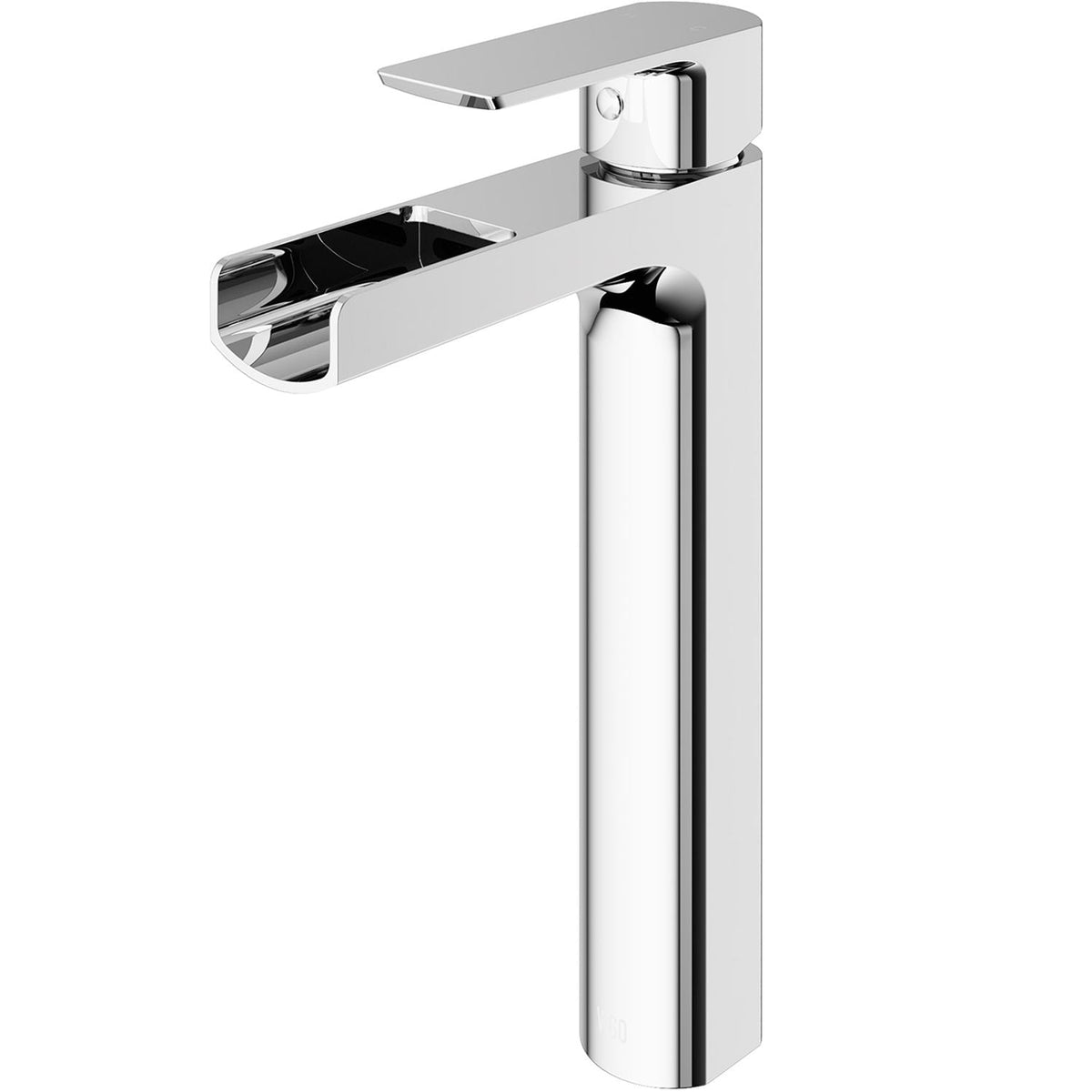 Amada Single Handle Vessel Single Hole Bathroom Sink Faucet, WaterSense Certified, Chrome