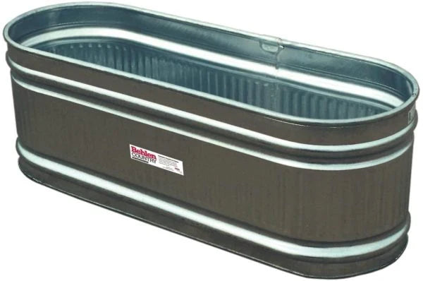 169-Gallon Galvanized Round-End Tank P5087