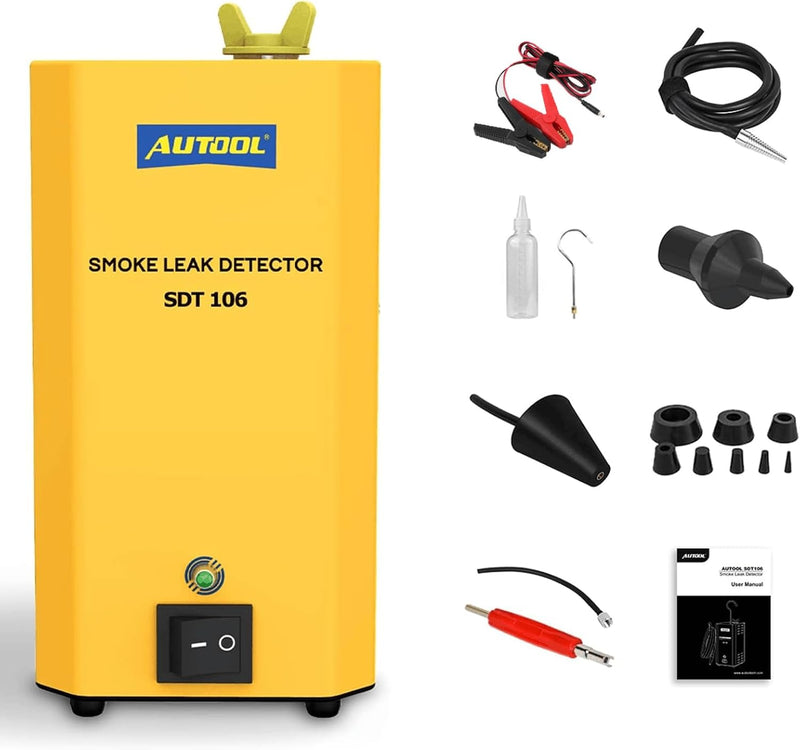 Smoke Machine Automotive Leak Detector,Evap Vacuum Smoke Diagnostic Tester,Pipeline Fuel Leakage Detector Compatible with 12V Vehicles O4031