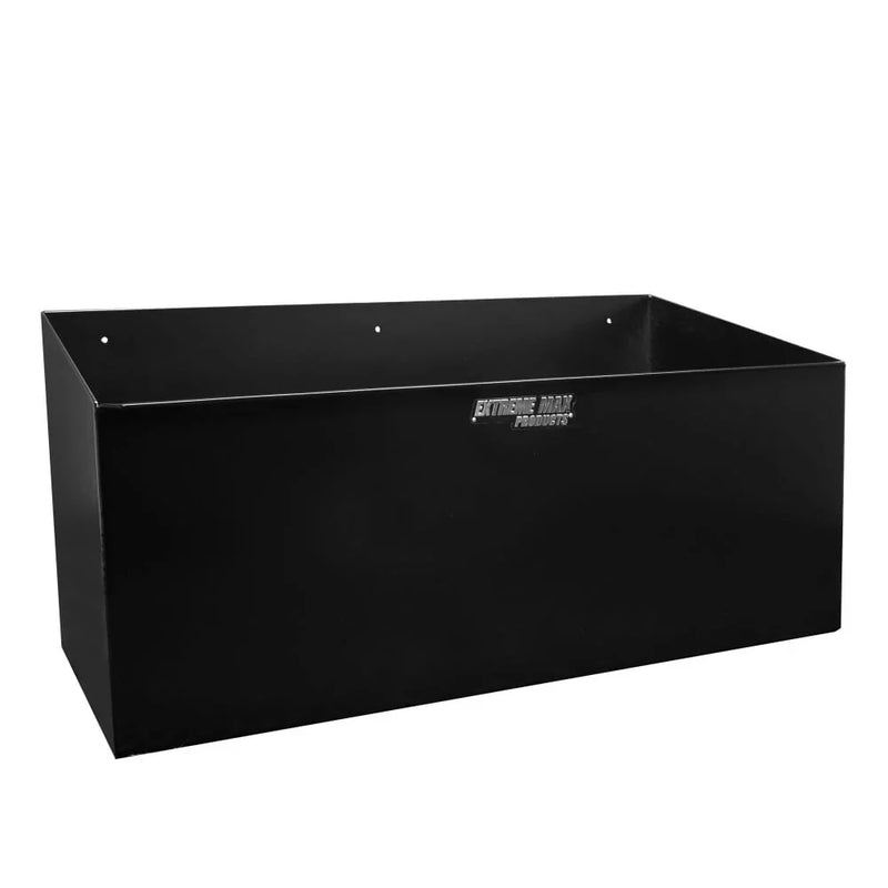 Extreme Max Dual Fuel Jug Holder -- Aluminum Design for Two 5 Gallon Jugs, Black Storage Organizer for Trailers & Garages H3674
