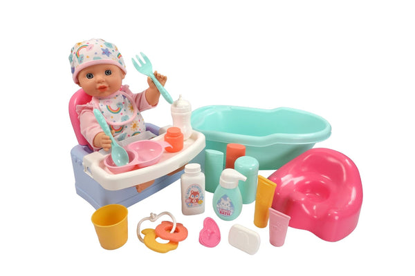14" Baby Doll Deluxe Set E3347