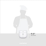 6-Cup (Uncooked) Micom Rice Cooker Nonstick Inner Pot | White