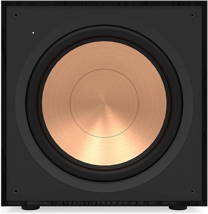 Reference R-121SW 12” Front-Firing Subwoofer with revamped Spun-Copper thermoformed crystalline Polymer woofers and an All-Digital Amplifier for Premium Sound in Black Q8730