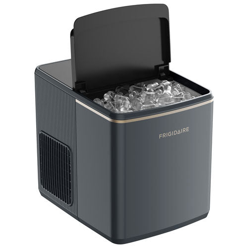 26 lb Countertop Bullet Ice Maker with Touch Controls – Grey I2529