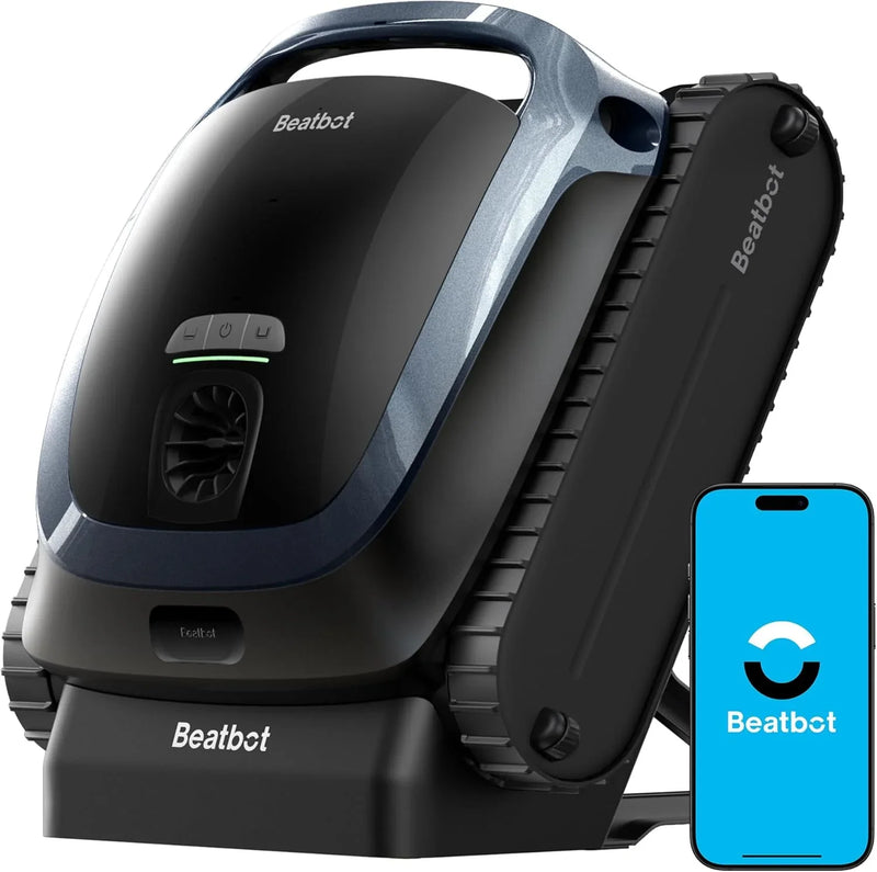 AquaSense 2 Cordless Robotic Pool Vacuum Cleaner, Smart Surface Parking, Double-Pass Waterline Scrubbing, Cleans Floor, Walls, and Waterline, Above & In-Ground Pools up to 3,230 sq.ft - Blue W2681