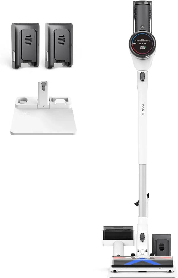 Cordless Vacuum Cleaner, Smart Stick Handheld Vacuum Strong Suction & Lightweight, Cordless Handheld Vacuum Deep Clean Hair, Hard Floor, Carpet, Car (Pure ONE S11 Grey) E3687