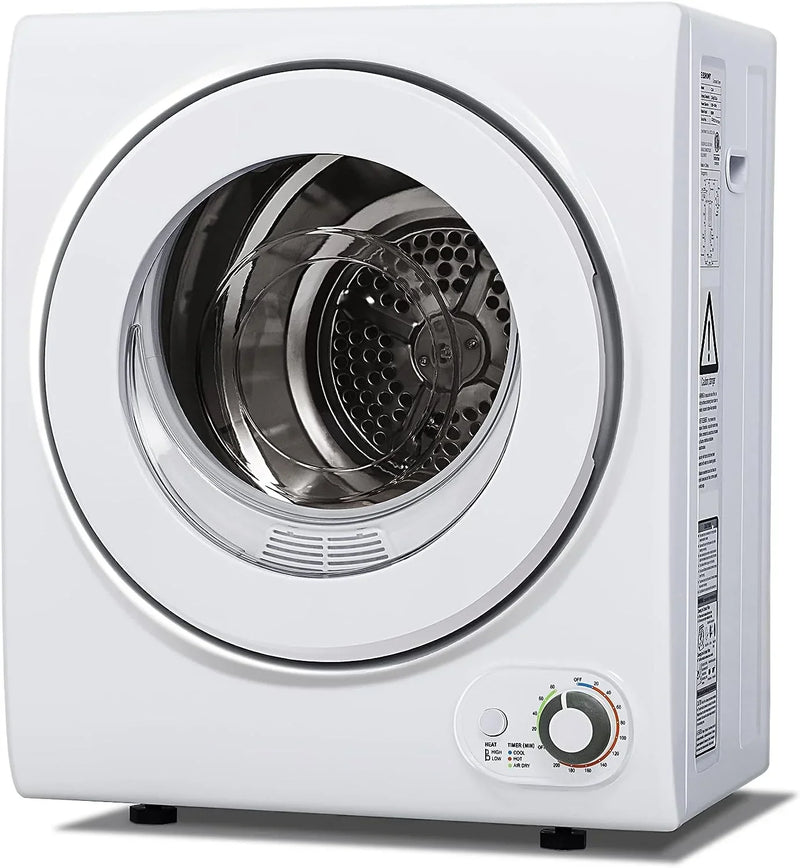 Euhomy 110V Portable Clothes Dryer 850W Compact Laundry Dryers 1.5 cu.ft Front W2477