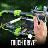 Power 21-Inch 56V Self-Propelled Cordless Lawn Mower with 2x 4.0Ah Batteries & Rapid Charger, Black