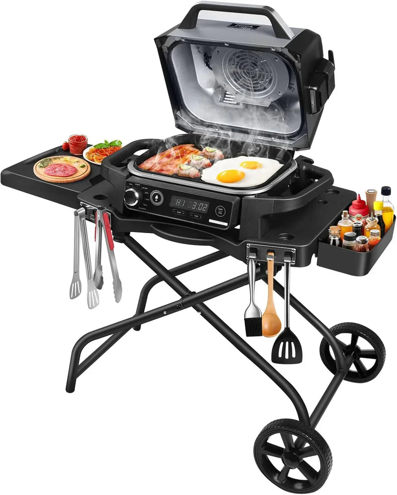 Collapsible Grill Stand for Ninja Woodfire Grill, Pit Boss, and 22" Griddle N7183