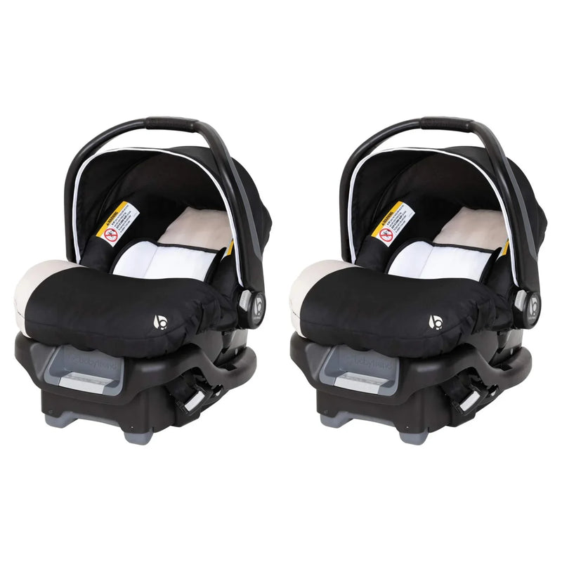 Car seat belt-style travel set for babies, equipped with a safety belt and additional comfort cover, suitable for babies weighing no more than 35 pounds. 2 sets, khaki color T5965
