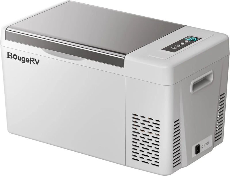 12 Volt Refrigerator 12V Car Fridge 23 Quart Portable Freezer Compressor Cooler 12/24V DC 110~240 Volt AC for Truck Van RV Camper SUV Travel Camping Road Trips Tailgating -7℉~50℉ B1928