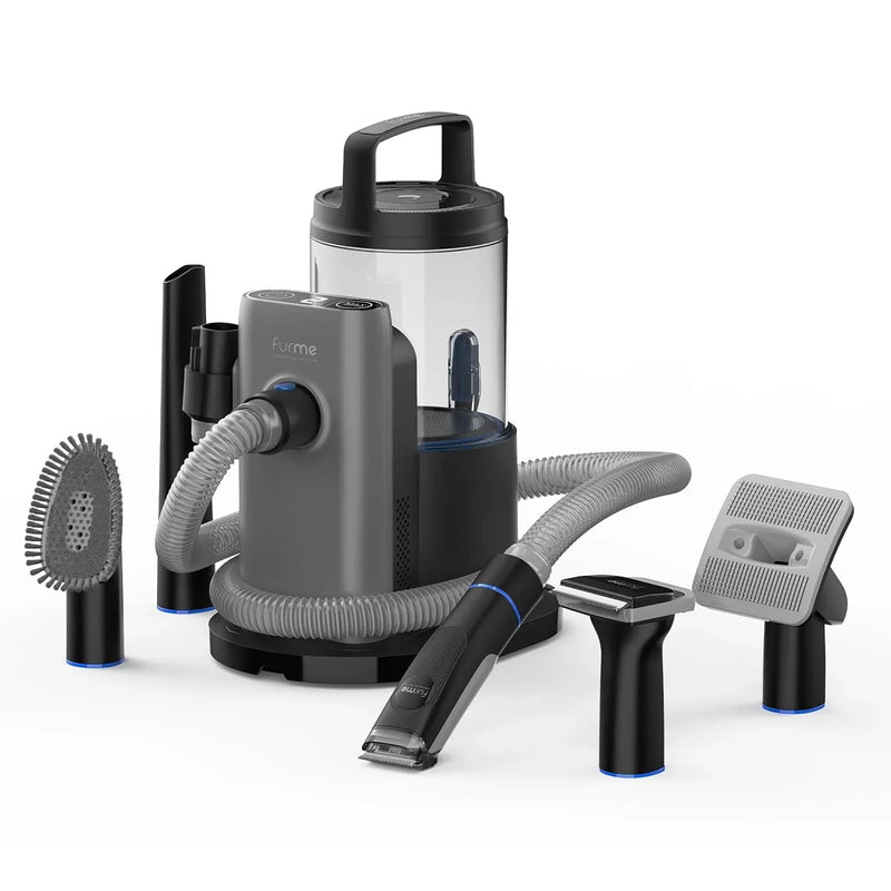 Professional Plus Pet Grooming Vacuum Kit, 5 Pet Grooming Tools, 2L Canister, Works for All Dogs, Cats, and Pet Fur J8797