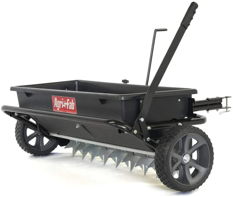 Tow-Behind Lawn & Garden Spiker/Seeder/Drop Spreader for Seed,Fertilizer, Salt, Ice Melt; Designed to Pull Behind Lawn & Garden Tractors Y3081