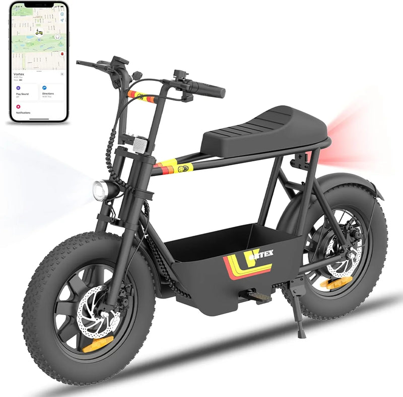 Safe electric scooter | Maximum power 470 watts motor | 16 3-inch wear-resistant rubber tires | Maximum speed up to 32 kilometers per hour, range up to 28 kilometers | Classic style leisure electric scooter, equipped with large storage space U1022