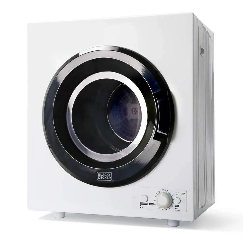 Black decker 3.5 Cu. ft. Portable Dryer – White Black S7593