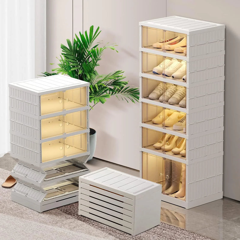 9-Tier LARGE Stackable Plastic Shoe Rack C9014