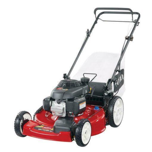 Self-propelled gas mower, 22-inch 170cc OHV engine high-wheel RWD 3-in-1 with height adjustment, oil included P5104
