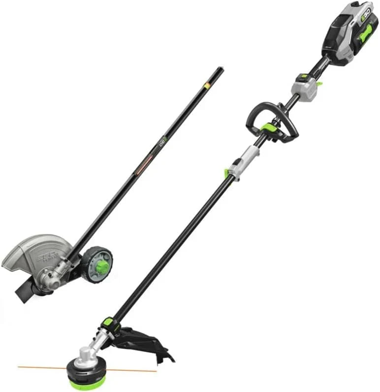 Multi-Head Combo Kit 16-Inch 56-Volt Carbon Fiber String Trimmer with POWERLOAD & 8-Inch Carbon Fiber Edger Attachment & 56-Volt Power Head, 4.0Ah Battery and 320W Charger Included I1583