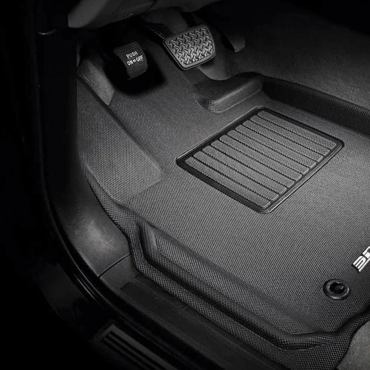 3D MAXpider Mat Custom-fit All-weather Car Mats; Row 1 and 2 Only