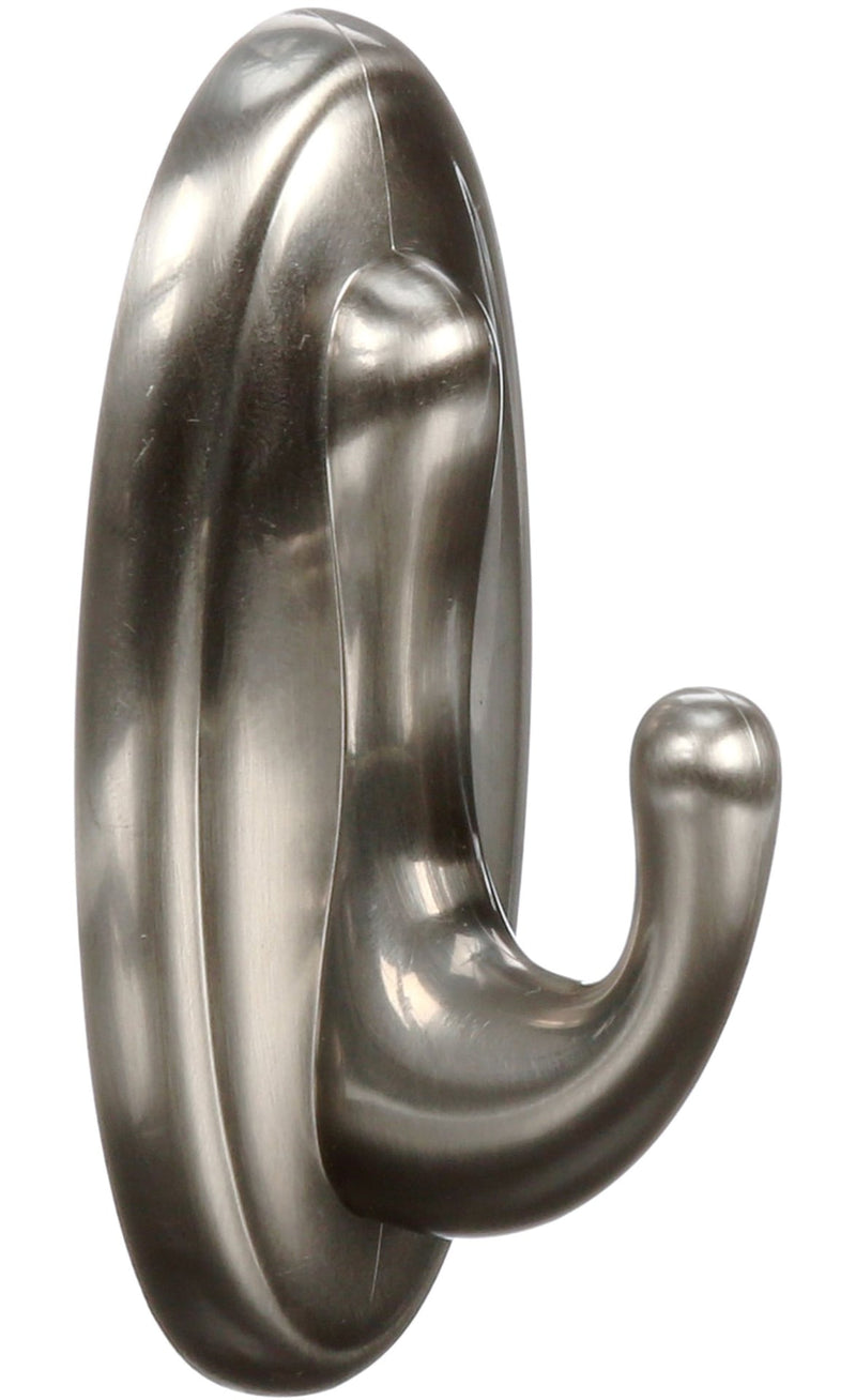 Command Medium Traditional Decorative Utility Hook, Brushed Nickel P5218