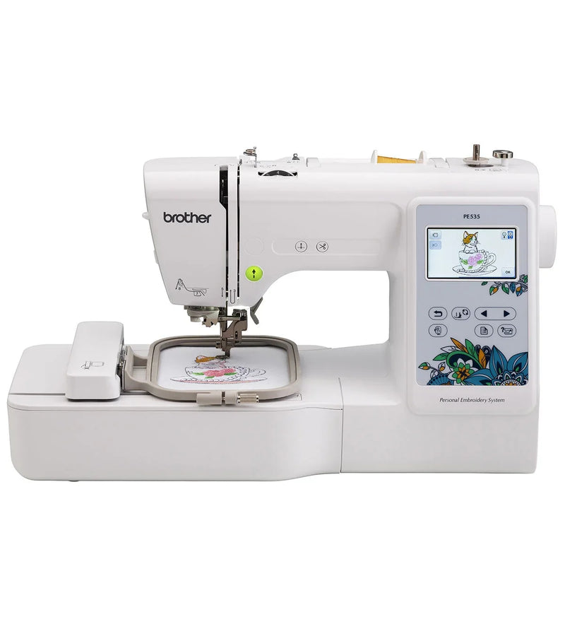 Brother PE535 Embroidery Machine with Large Color Touch LCD Screen A2242