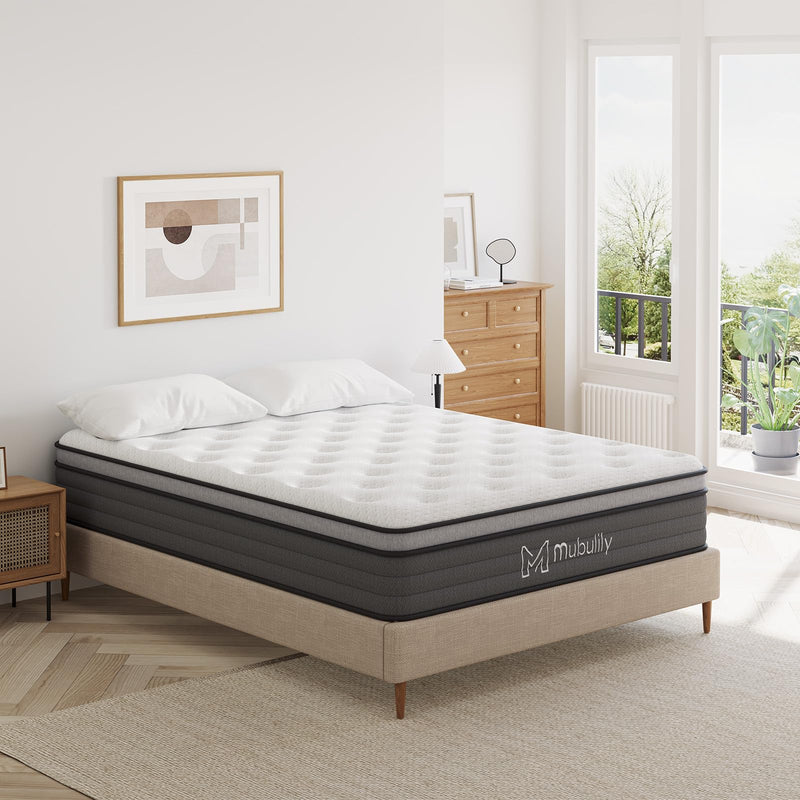 10 Inch Hybrid Mattress in a Box with Gel Memory Foam M9040
