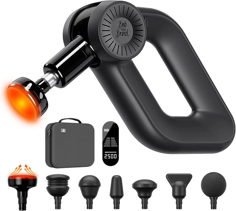 Professional massage gun - deep tissue impact massage, 16mm amplitude, suitable for professional muscle massager for athletes, can relieve pain, quiet electric back massager, as a gift for him B6209