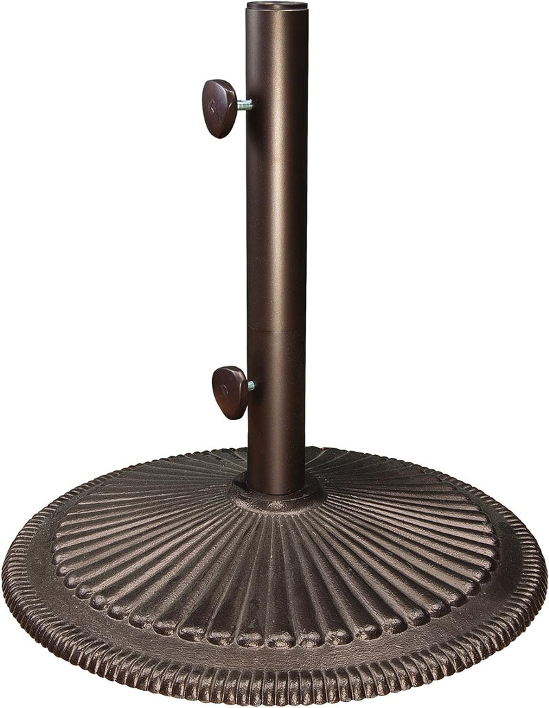 50-pound classic market model sunshade stand (matte black coating) X7174