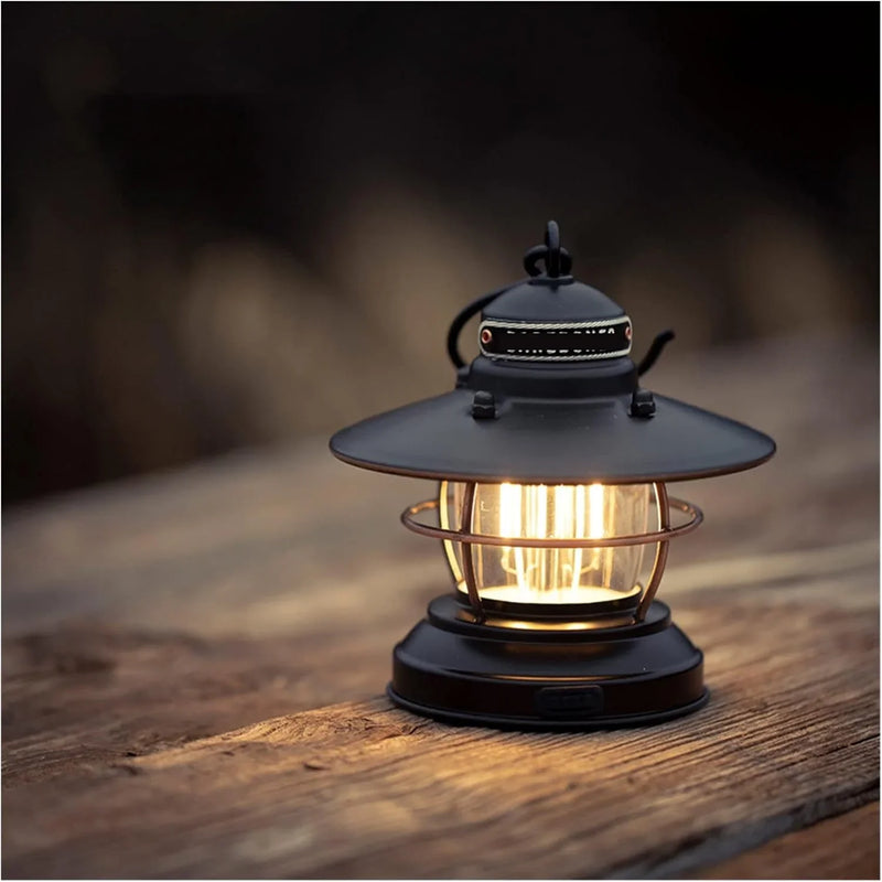 Outdoor vintage camping lamp, camping hanging tent lamp, portable lamp, LED lighting, emergency camping lamp, team hiking lamp, essential item for power outage camping. H1159