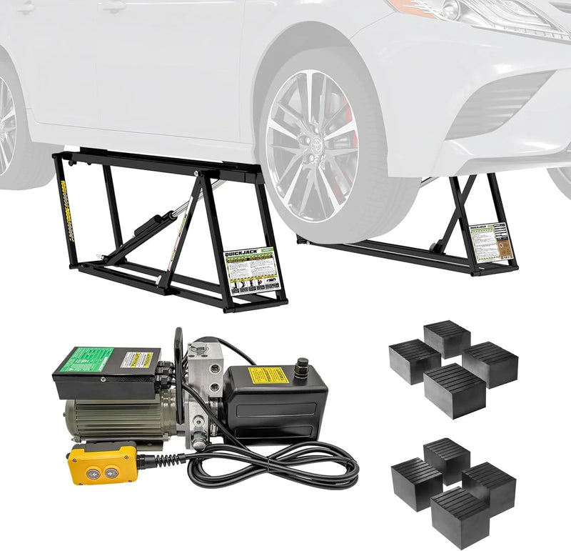 5000TL Portable Car Lift – ALI Certified 5,000 lb Capacity with 110V Power Unit, Compact Alternative to a 2-Post Car Lift for Garage, Home Mechanics, DIY Auto Repair, or Shop Use Q1504