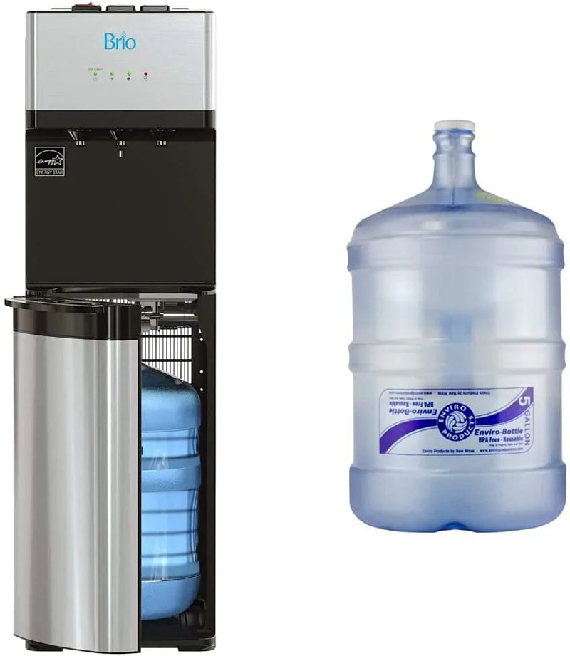 Brio Self Cleaning Bottom Loading Water Cooler Water Dispenser 3 Temperature Settings W4875