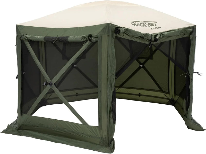 Screen Tent, Outdoor Camping Gazebo Canopy, Escape, 11.5', Brown B2129