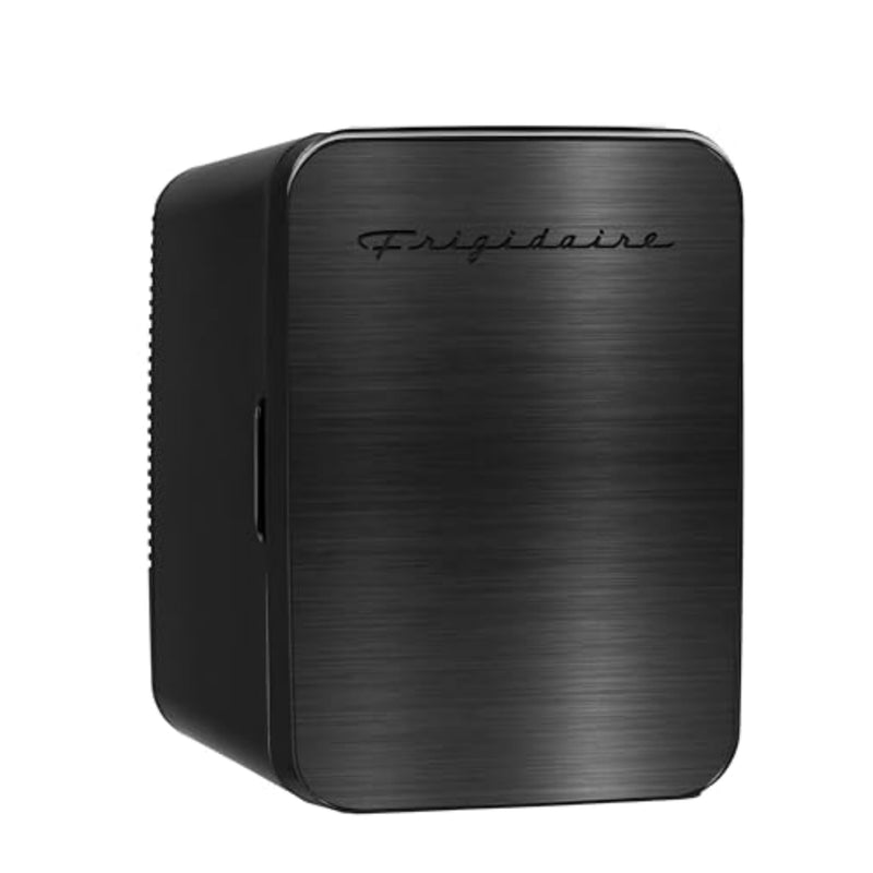 10L 15-Can Mini Personal Fridge – Black Stainless E5119