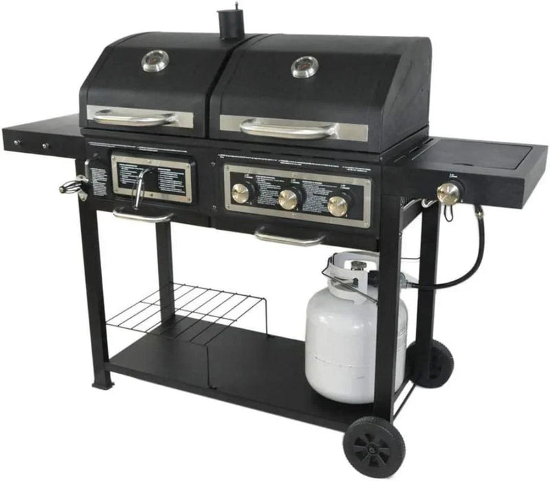 Dual Fuel Combination Charcoal/Gas Grill O3459