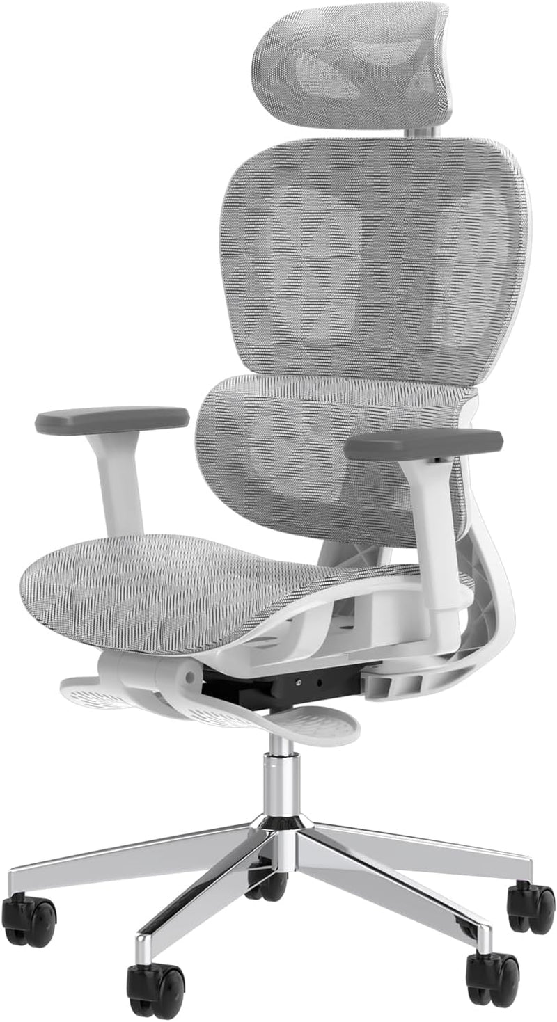 Ergonomic Office Chair – High Back Mesh Desk Chair with 3D Adjustable Armrests, Wheels, for Home and Office (Black) F1541