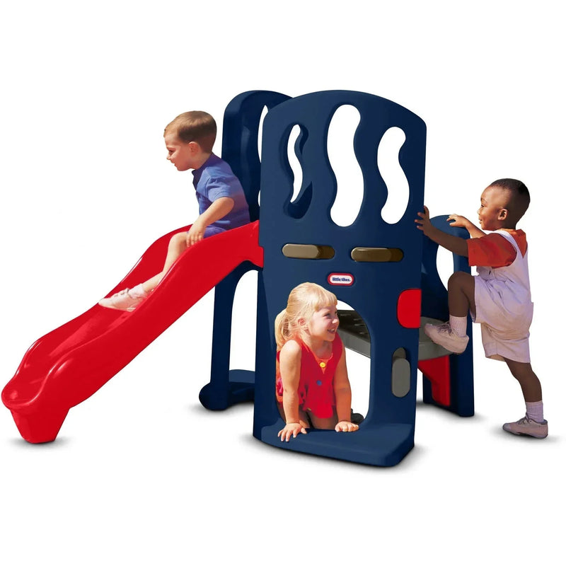 Hide & Slide Climber, Blue & Red - Climbing Toy and Slide for Kids Ages 2 to 6 V4998