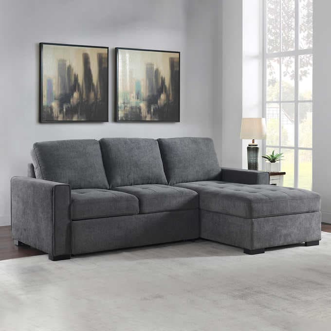 Kendale Sleeper Sofa with Storage Chaise Y2685
