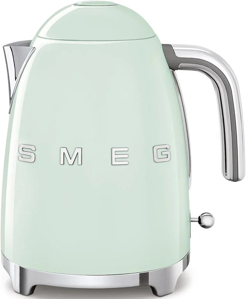 Retro style 7-tank electric kettle, featuring automatic power-off function, detachable base and water level indicator, with matte Canobrandt finish. J4592