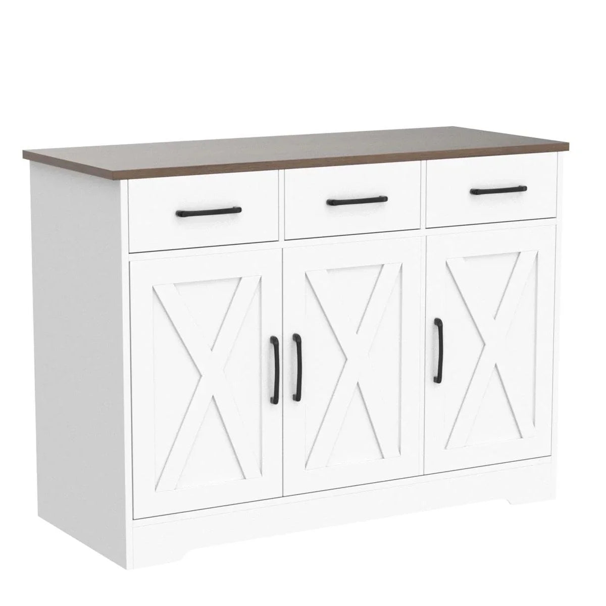 Modern Farmhouse Sideboard Buffet Cabinet