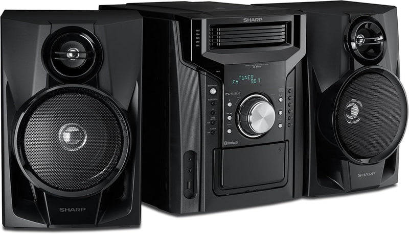 CD-BH950 240W 5-Disc Mini Shelf Speaker System with Cassette and Wireless P4377