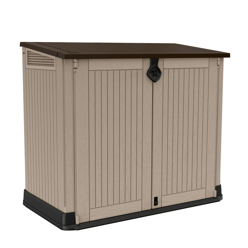 30-Cu Ft All-Weather Resin Storage Shed, Beige K1594